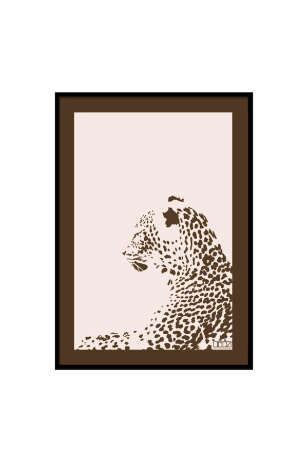 Poster Collection "Africa" Leopard im Grafik Design von design-vie.at in Wien