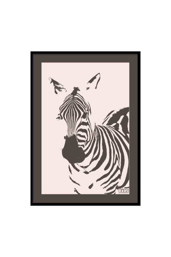 Poster Collection "Africa" Zebra im Grafik Design von design-vie.at in Wien