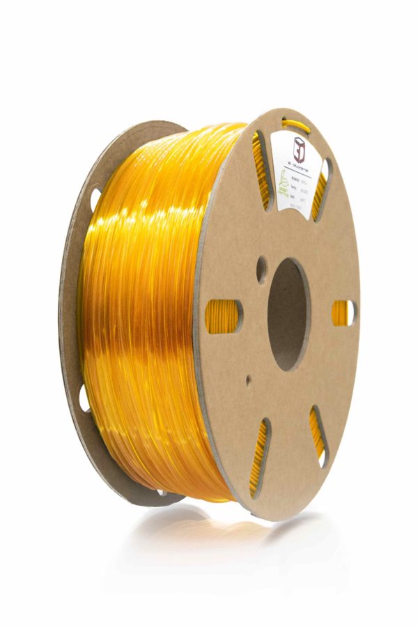 3D Filament clear yellow PETG von 3DDC